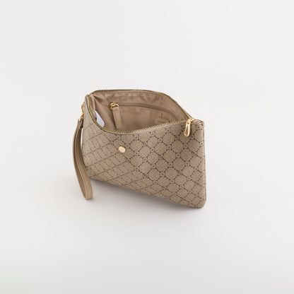 Women's Pouch - Diana Wallet Taupe/Light Taupe