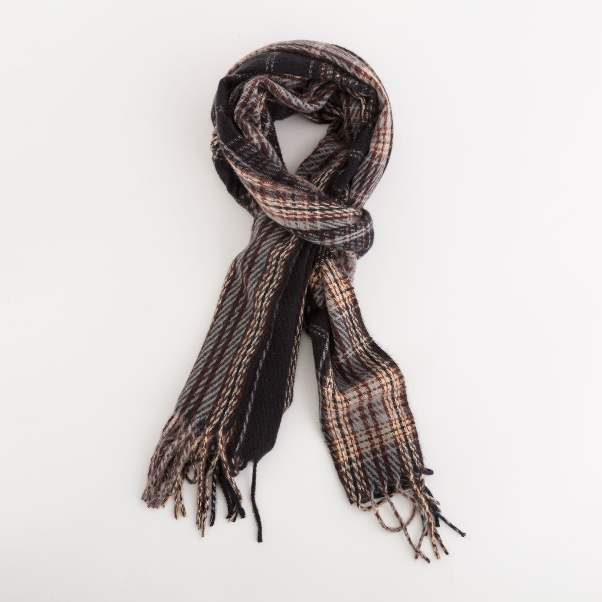 Men's Scarf - Textile 2025 Grey/Multicoloured