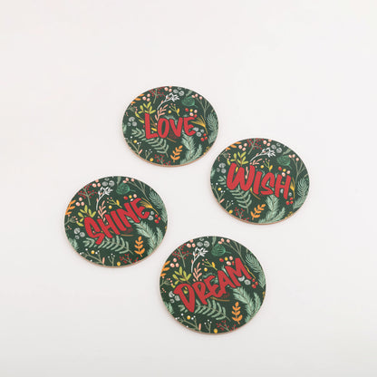 Set Sottobicchieri - Jingle stationary Bosco/Multicolore