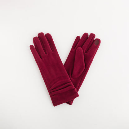 Guantes Touch para mujer - Luxemburgo Cereza