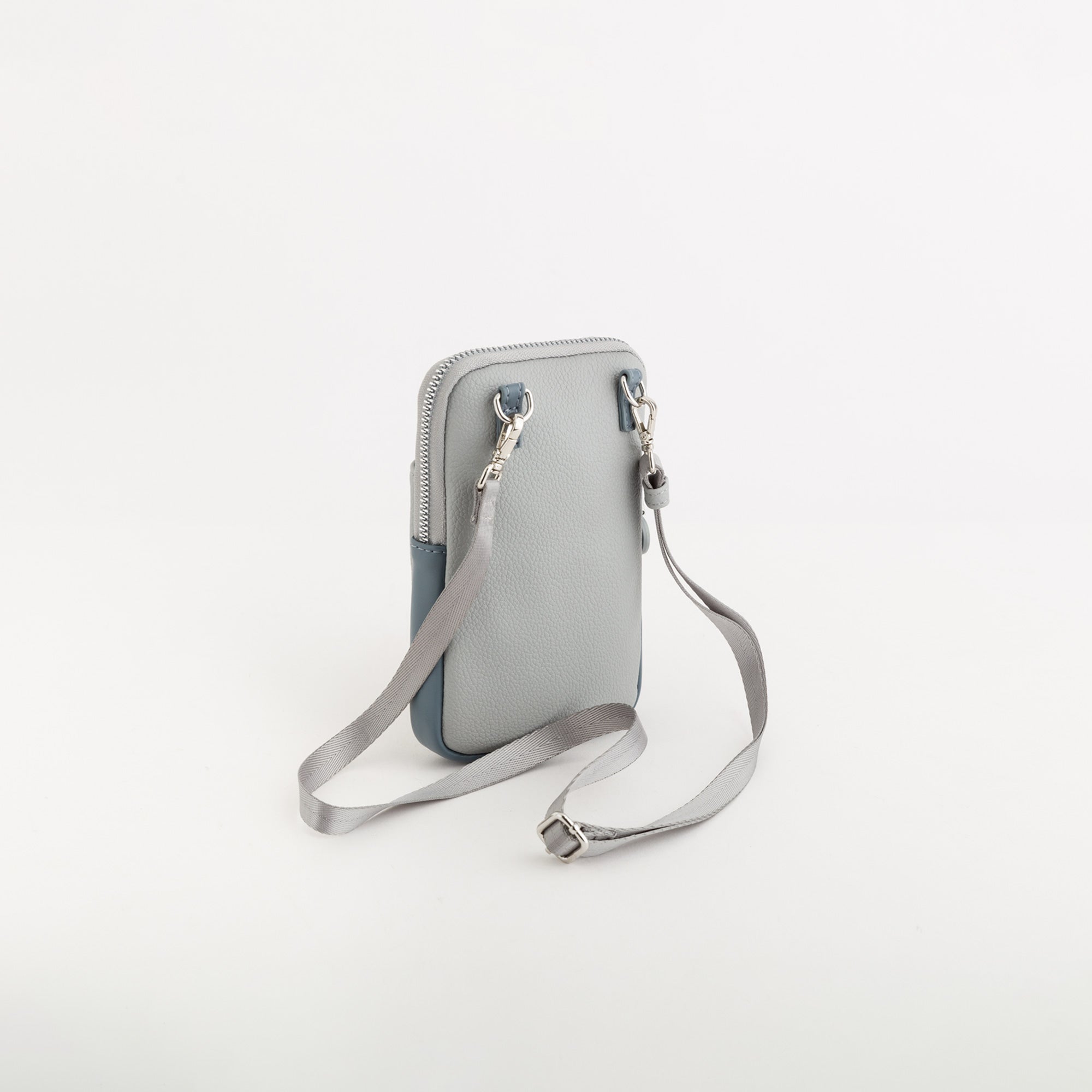 Women's cell phone case - Azalea wallet v1 Dusty Azure Blue