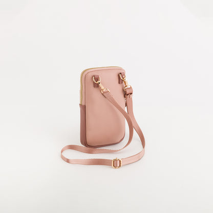 Women's cell phone case - Azalea wallet v1 Powder