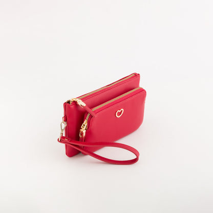 Bustina Donna - Dalia wallet v3 Rosso Rossetto