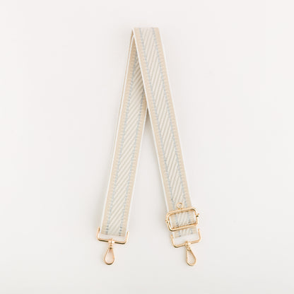 Sac à bandoulière pour femme - Brunella Blanc nuage/Beurre