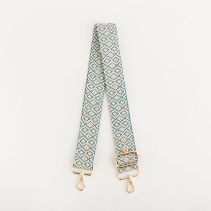 Tracolla Donna - Brunella Azzurro Polvere/Burro