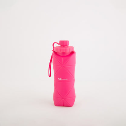 Flasche, zusammenklappbar Fuchsie