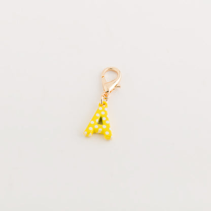 Women's Charm - Poa letters Lemon yellow