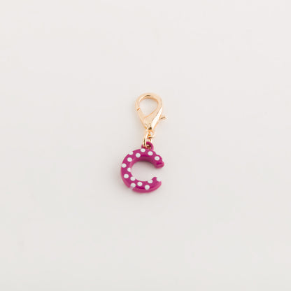 Women's Charm - Poa letters Fuchsia