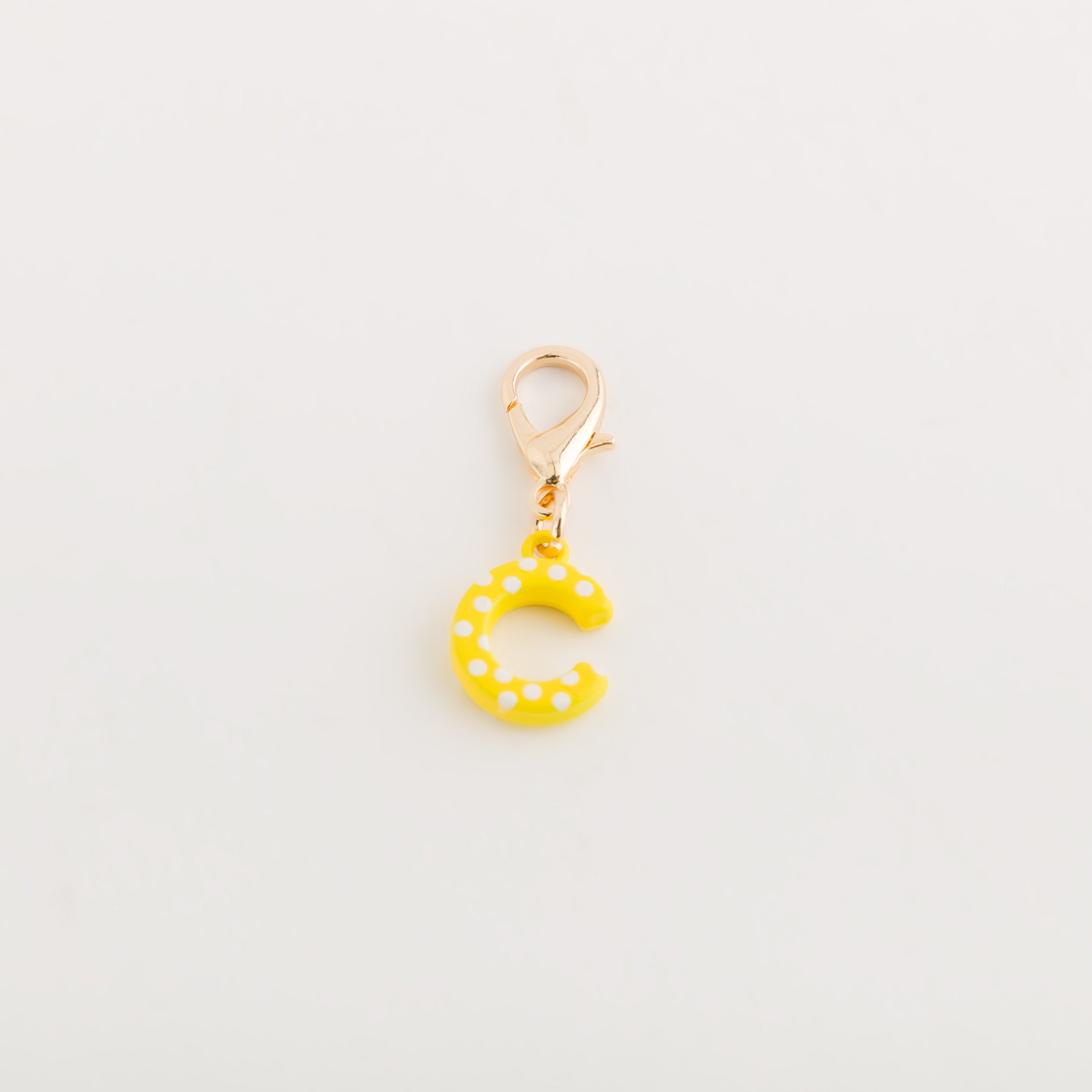 Women's Charm - Poa letters Lemon yellow