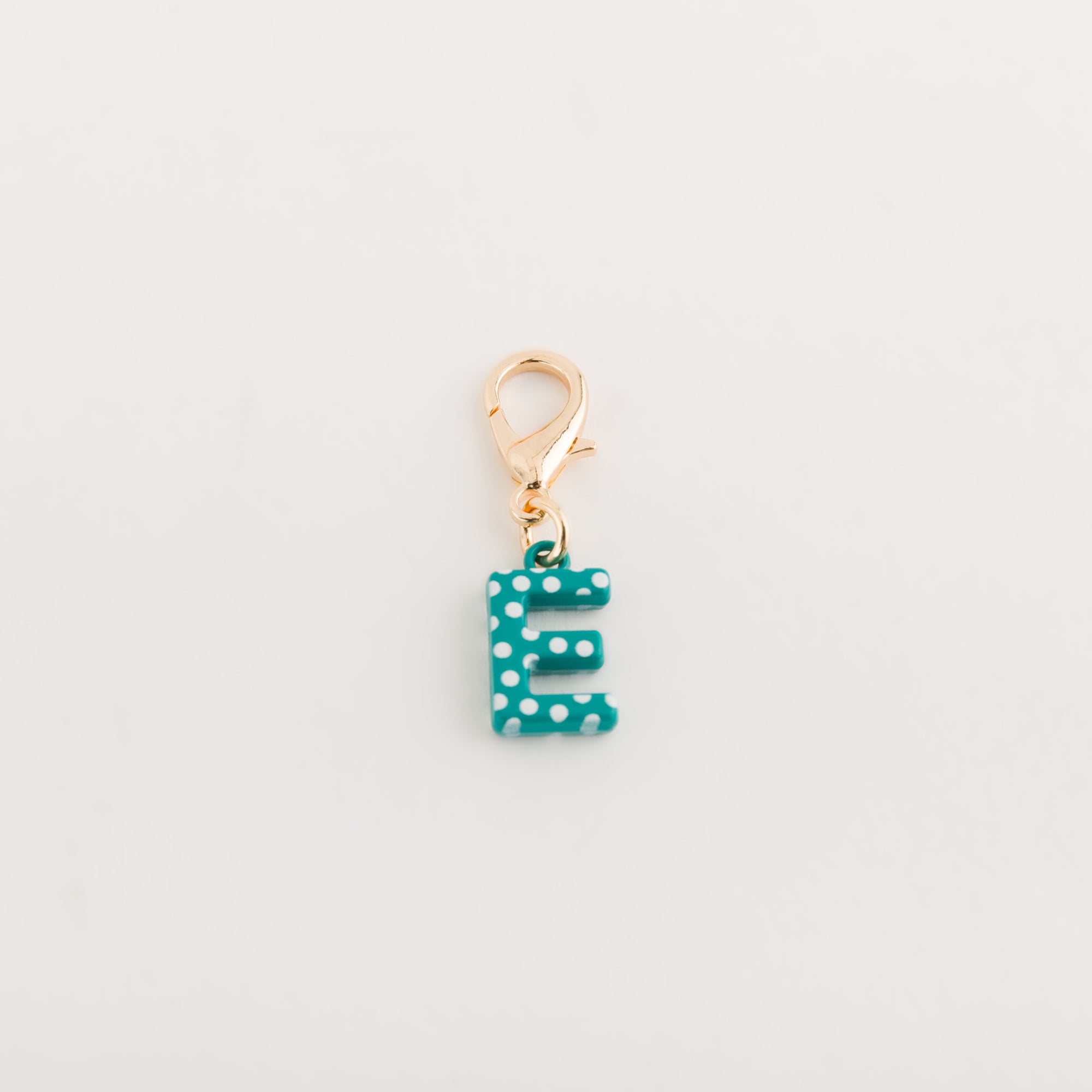 Women's Charm - Poa letters Emerald green