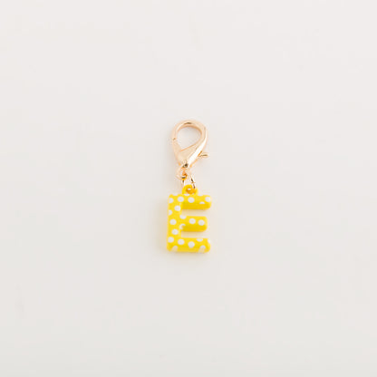 Women's Charm - Poa letters Lemon yellow