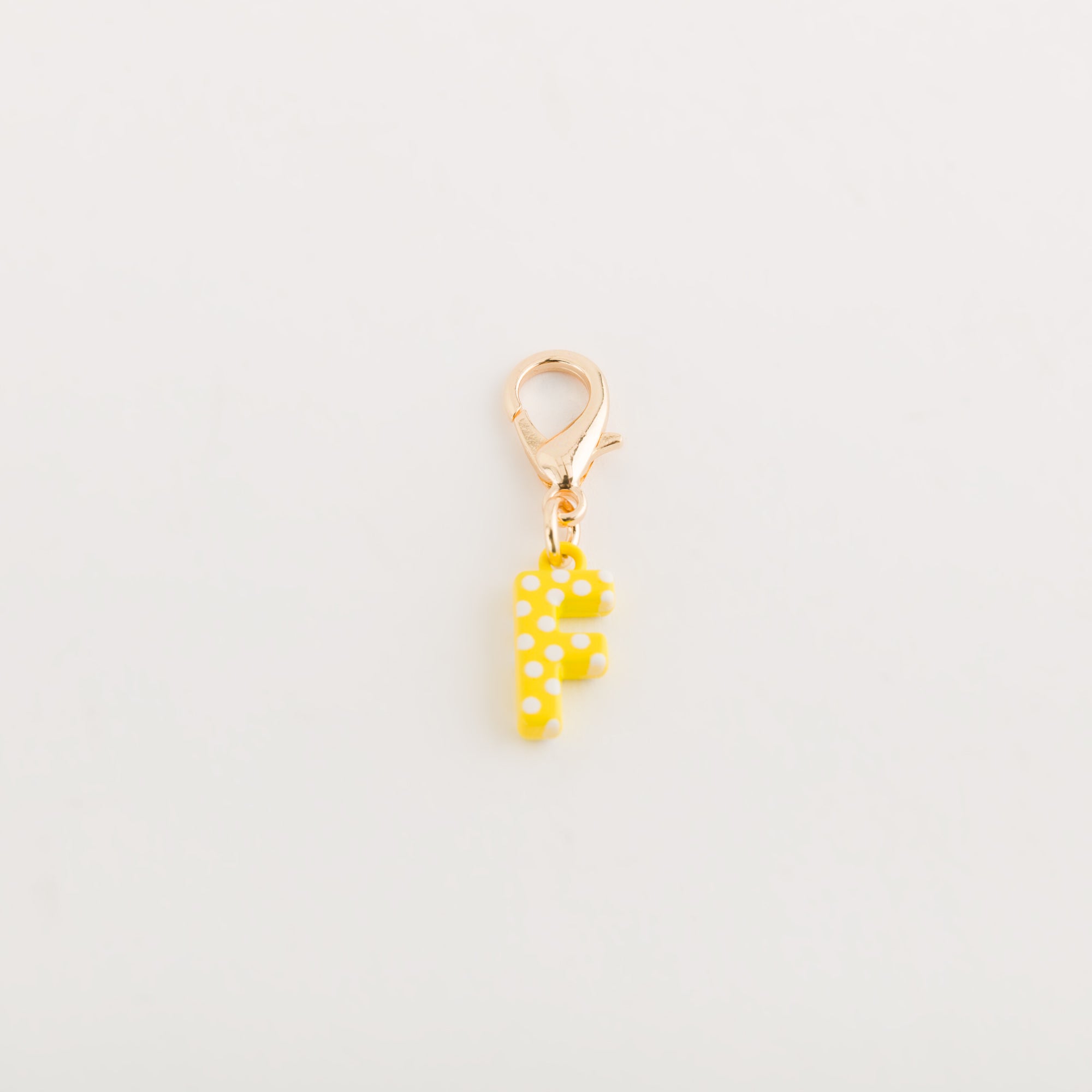Women's Charm - Poa letters Lemon yellow