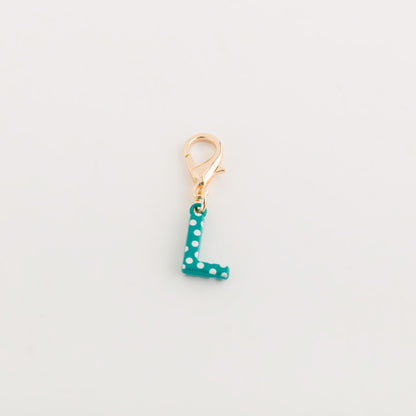 Breloque pour femme - Lettres Poa Vert émeraude