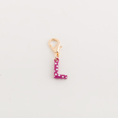 Women's Charm - Poa letters Fuchsia