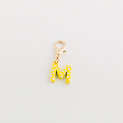 Women's Charm - Poa letters Lemon yellow
