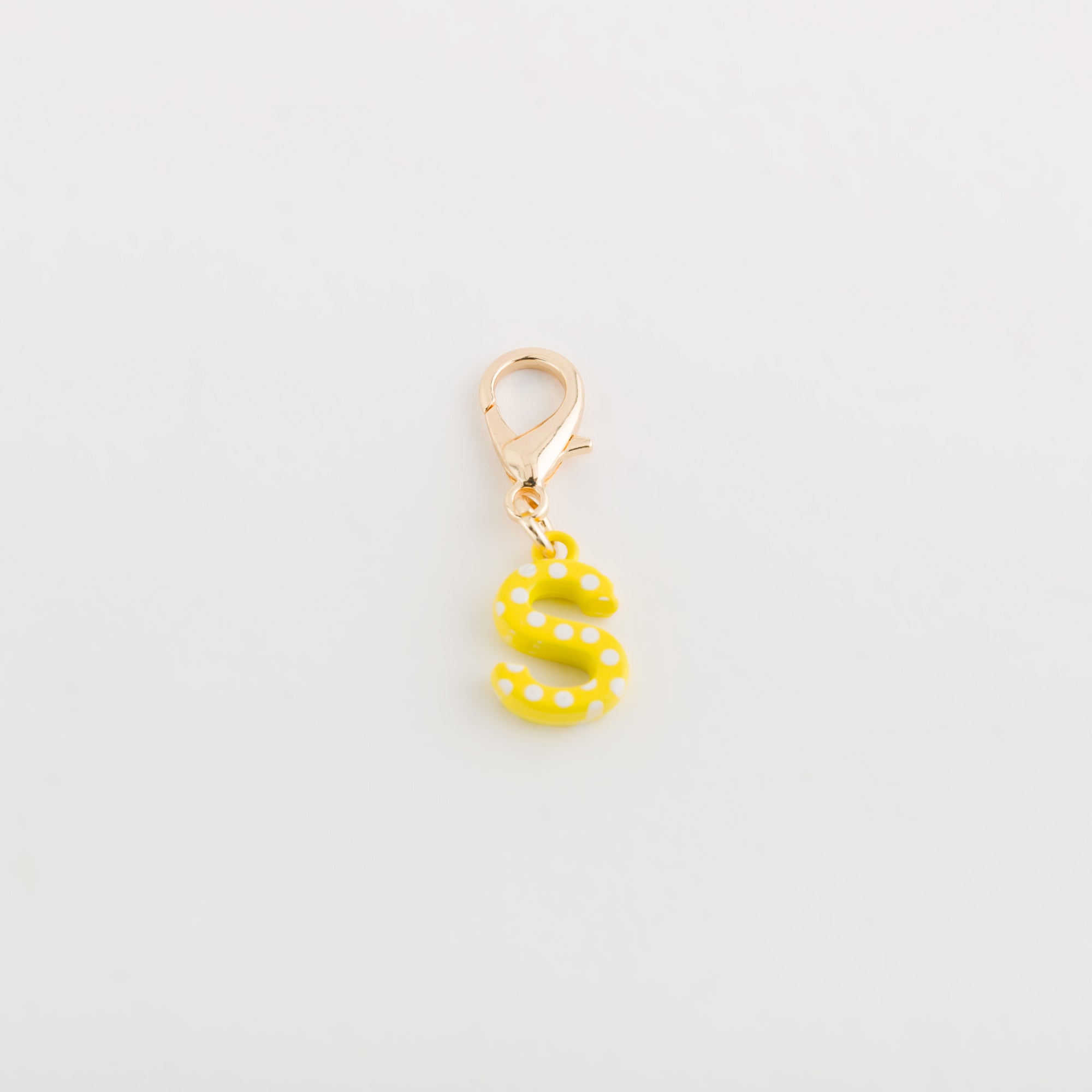 Women's Charm - Poa letters Lemon yellow
