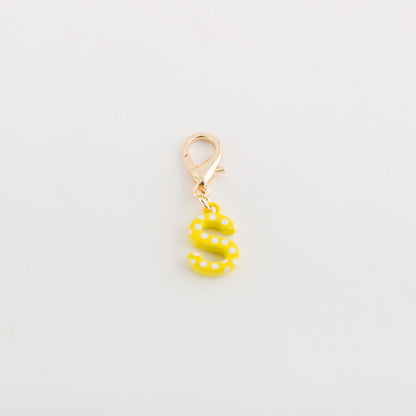 Women's Charm - Poa letters Lemon yellow