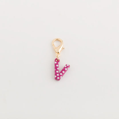 Women's Charm - Poa letters Fuchsia