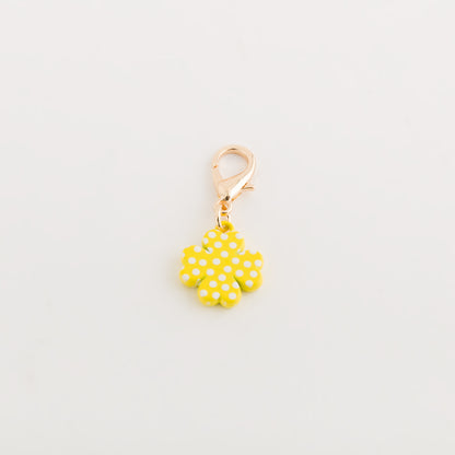 Breloque pour femme - Lettres Poa Jaune citron