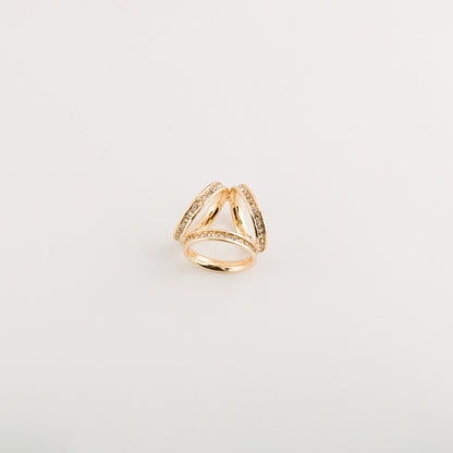 Anello ferma foulard - Foulard accessories Oro Chiaro
