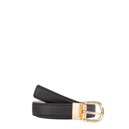 Cintura reversibile - Hanne belts Nero/Beige