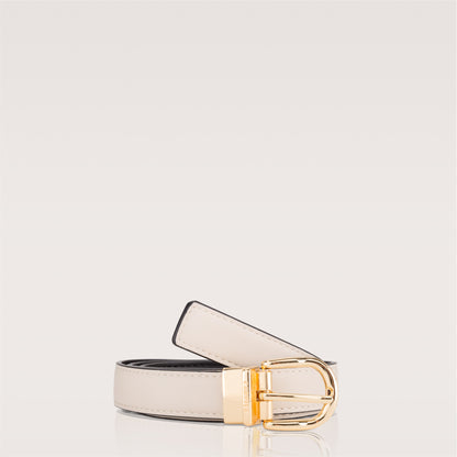 Cintura reversibile - Hanne belts Nero/Beige