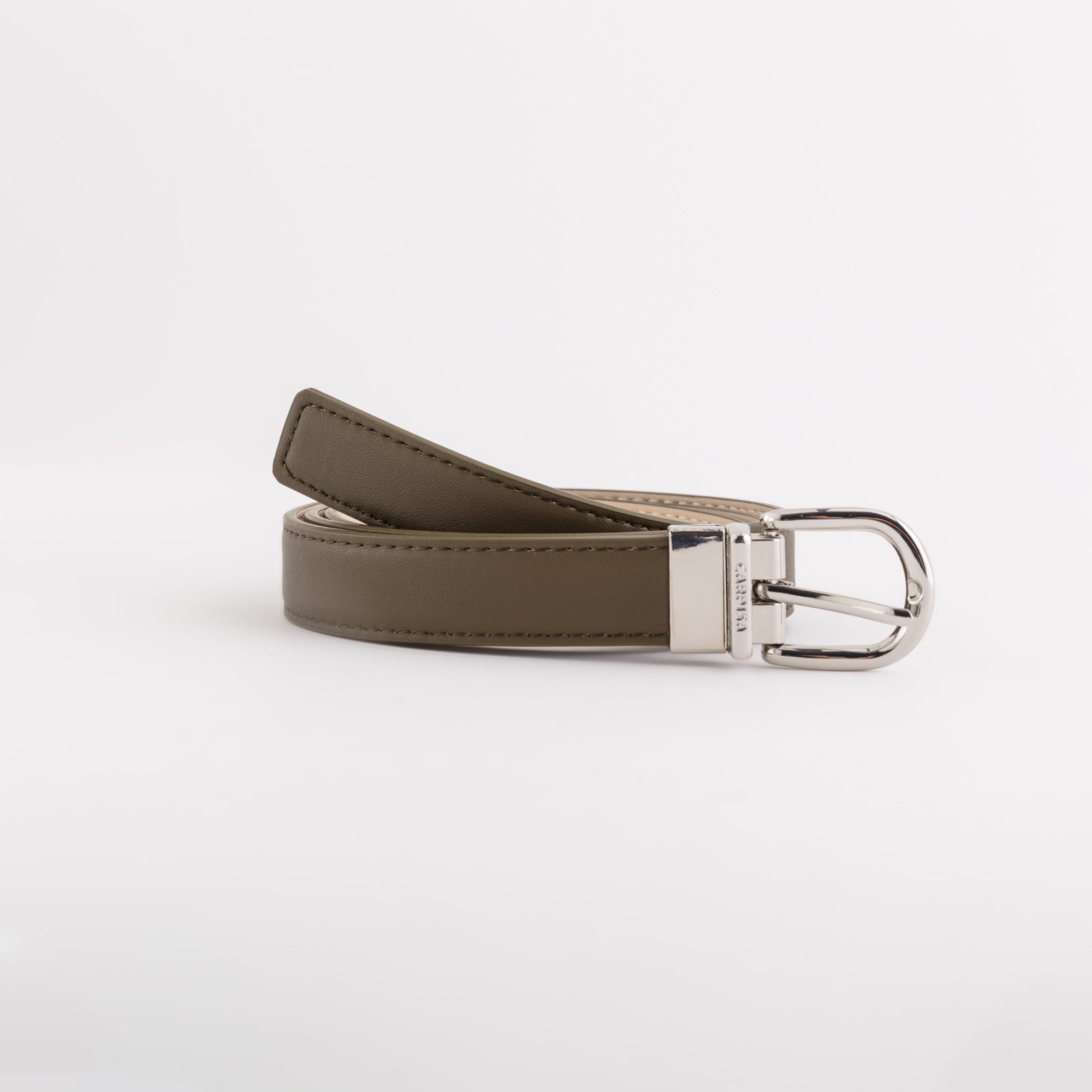 Reversible Belt - Continuous Belts Smoke green/Sand