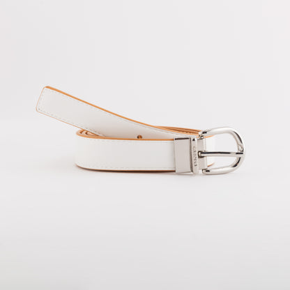 Reversible Belt - Continuous Belts Leather/Ivory