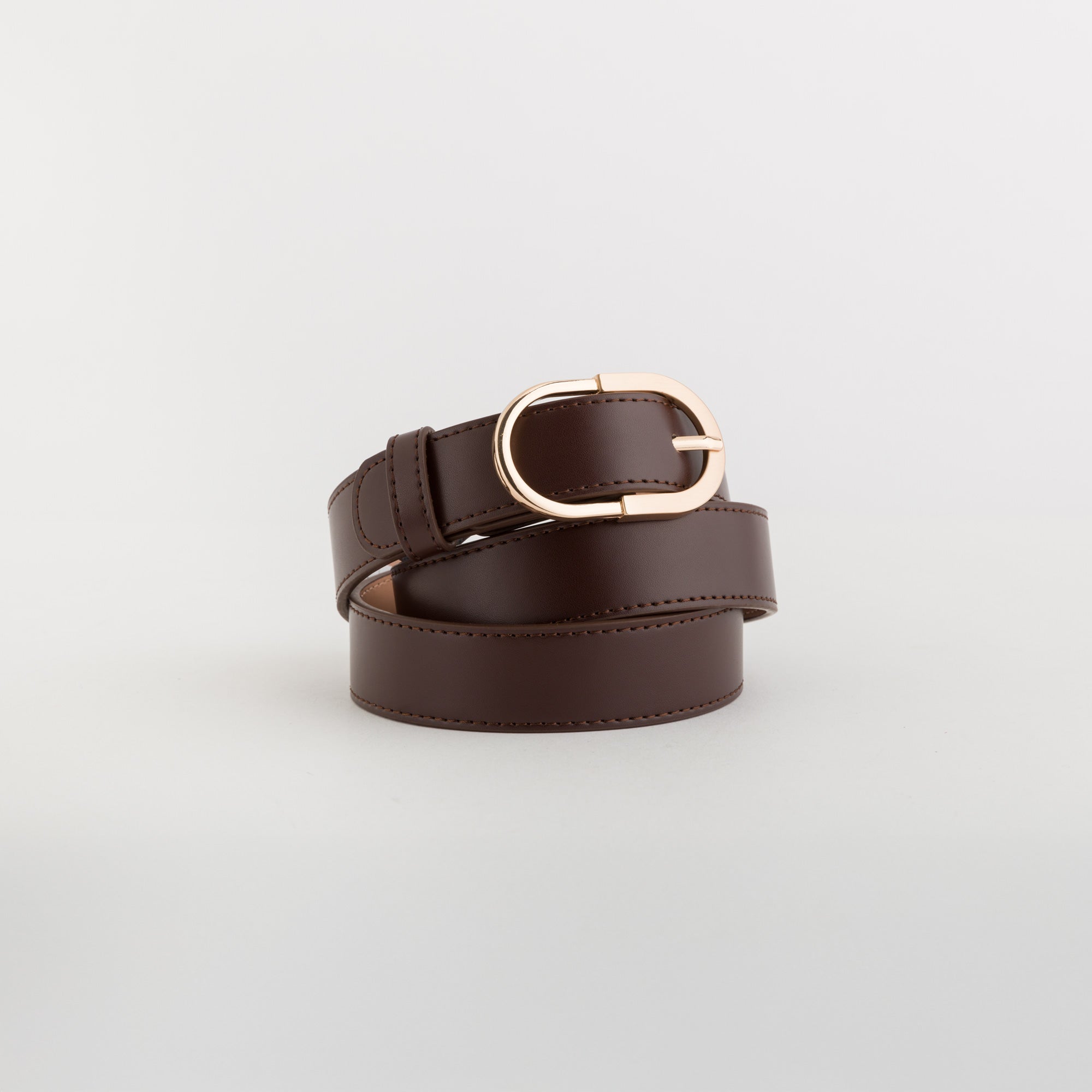 Women's Belt - Lady belt leather Mocha Brown
