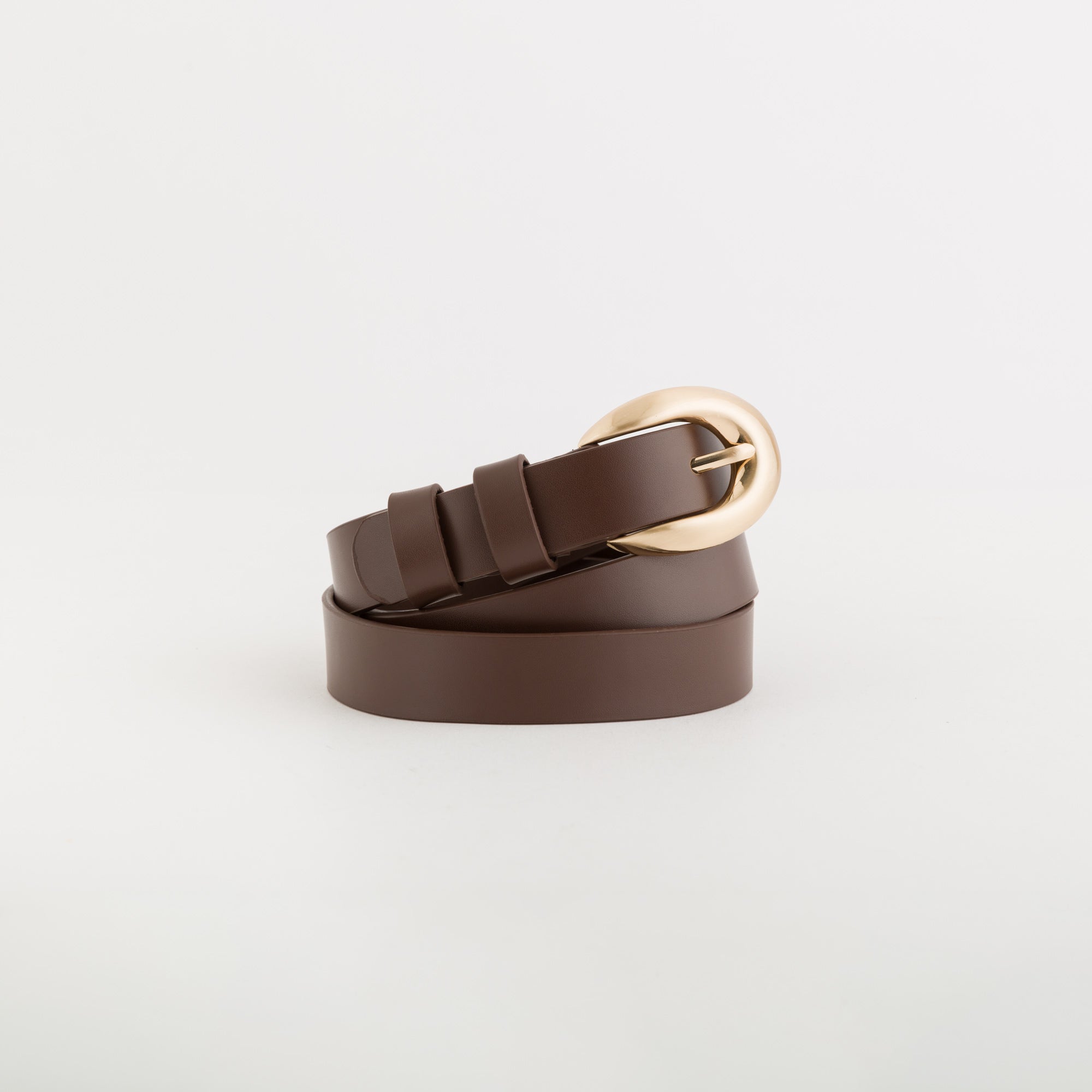 Women's Belt - Lady belt leather Mocha Brown