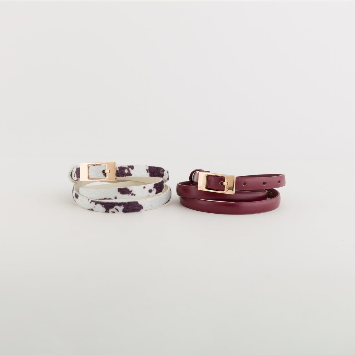 Cintura Donna - Geranio belt set Mehrfarbiger Wein