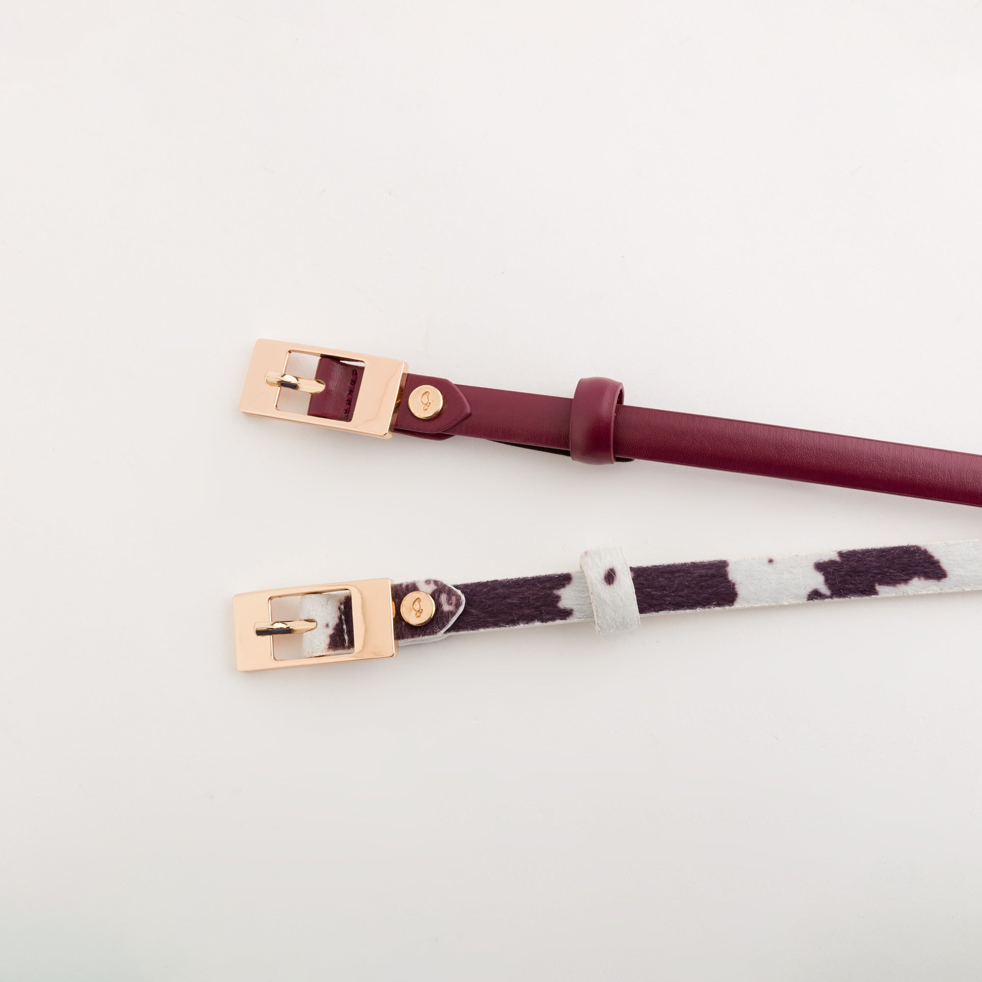 Cintura Donna - Geranio belt set Mehrfarbiger Wein