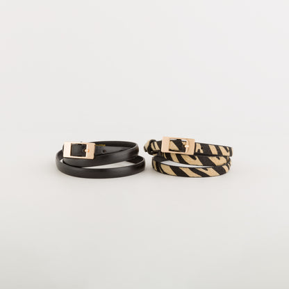 Cintura Donna - Geranio belt set Nero/Multicolore