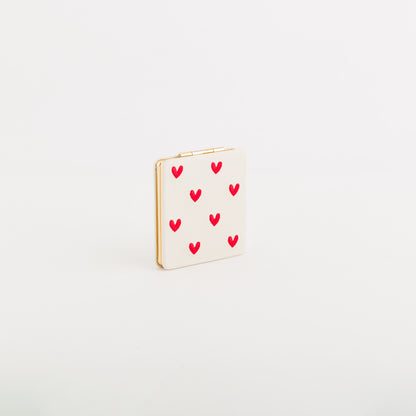 Women's Mirror - Lilia wallet v2 Butter/Lipstick Red