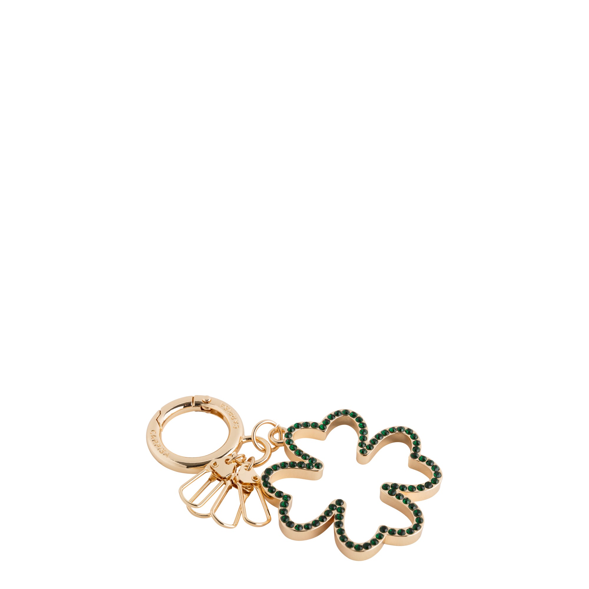 Portachiavi Metallo Donna - Portachiavi continua Oro Chiaro/Ginepro