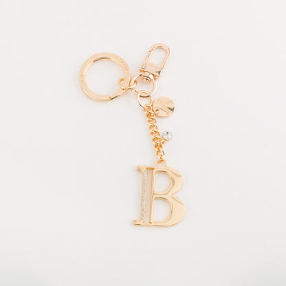 Women's Metal Keychain - Glare letters keycha Light Gold