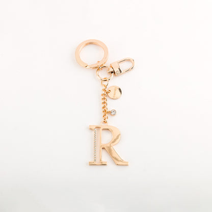 Women's Metal Keychain - Glare letters keycha Light Gold