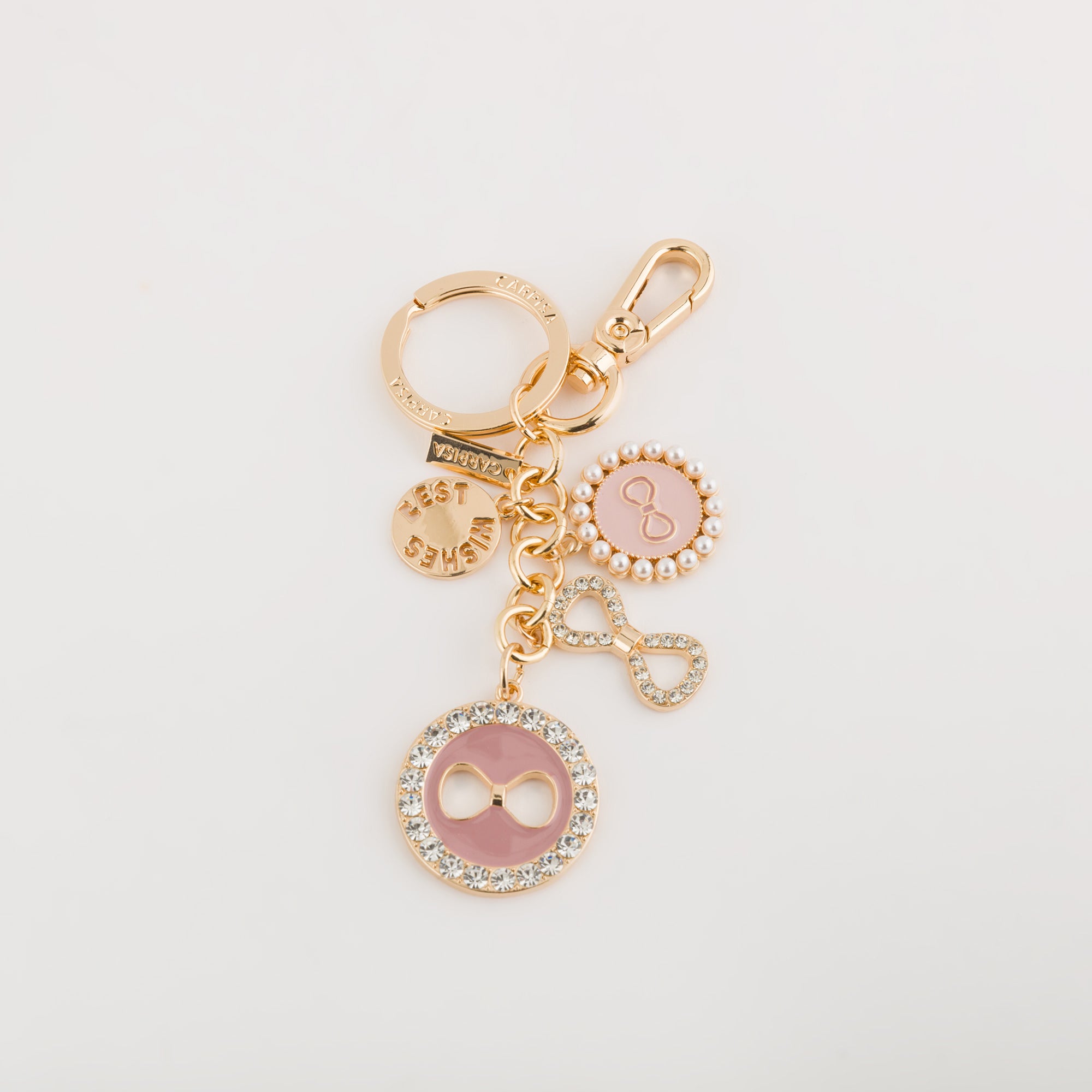 Women's Metal Keychain - Glam keychain Powder/Multicolor