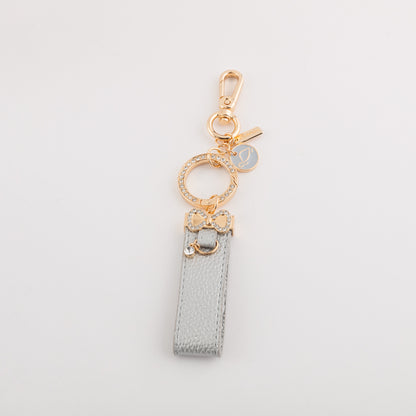 Portachiavi Donna - Bow strass keychain Argento