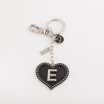 Portachiavi Metallo Donna - Heart letters keycha Nero