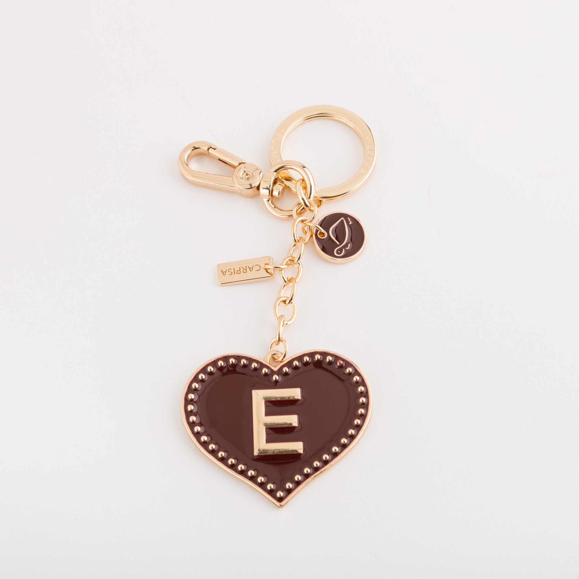 Portachiavi Metallo Donna - Heart letters keycha Ciliegia