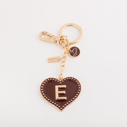 Portachiavi Metallo Donna - Heart letters keycha Ciliegia