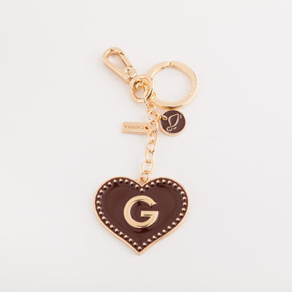 Portachiavi Metallo Donna - Heart letters keycha Ciliegia