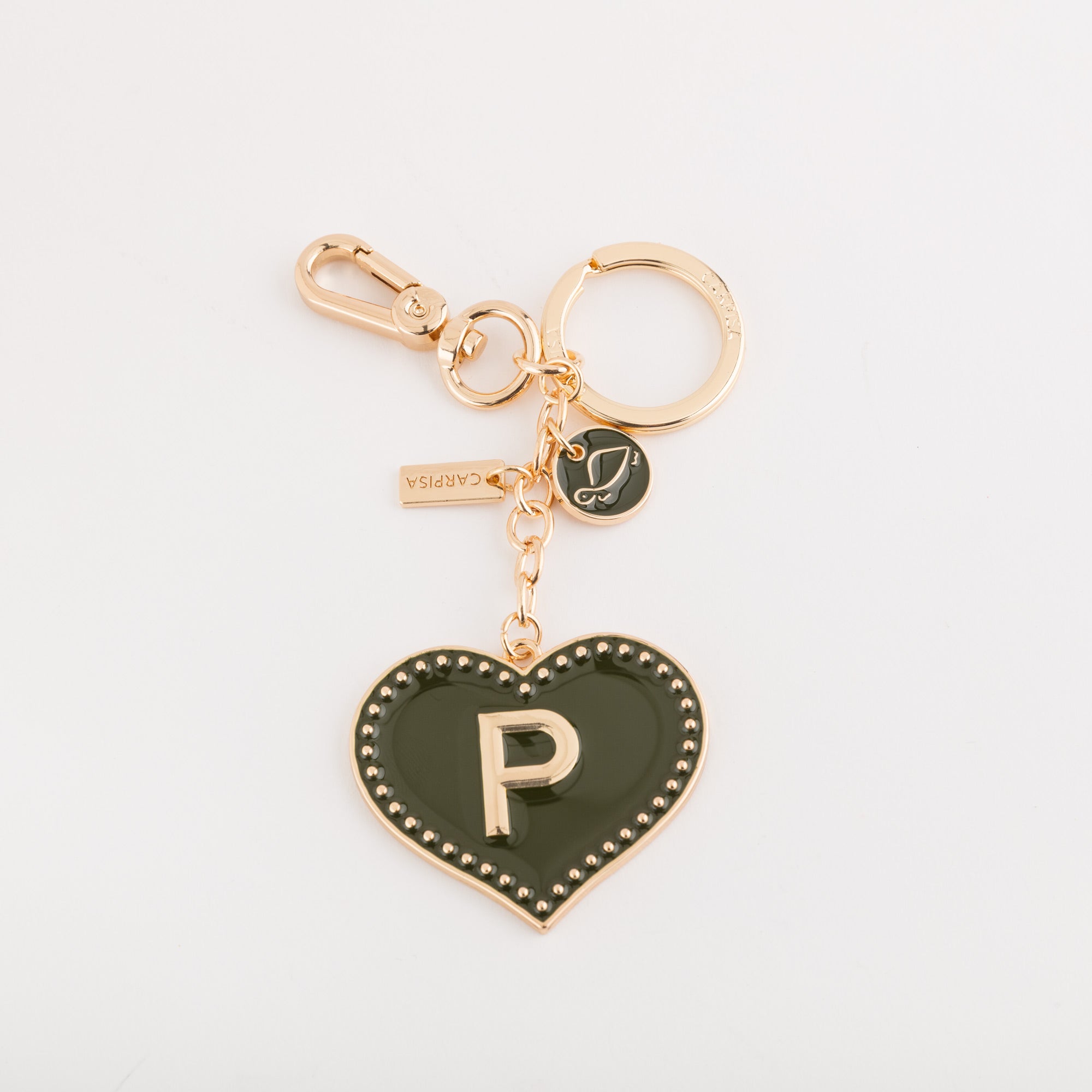 Women's Metal Keychain - Heart letters keycha Woods