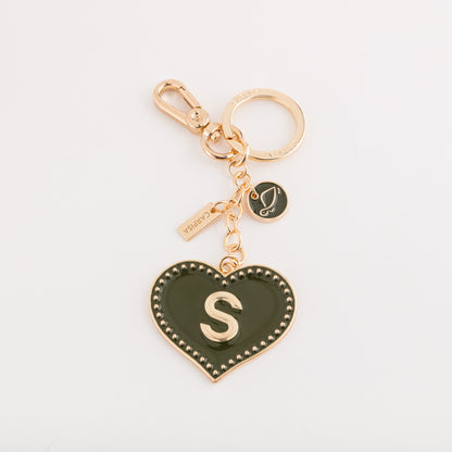 Women's Metal Keychain - Heart letters keycha Woods