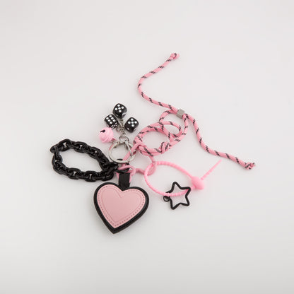 Portachiavi Donna - Playful keychain Nero/Multicolore