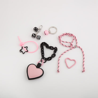 Portachiavi Donna - Playful keychain Nero/Multicolore