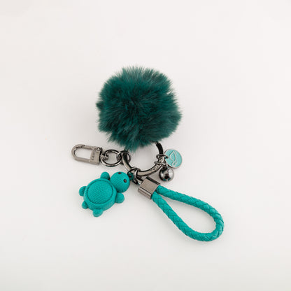 Portachiavi Donna - Turtle winter keychain Ottanio