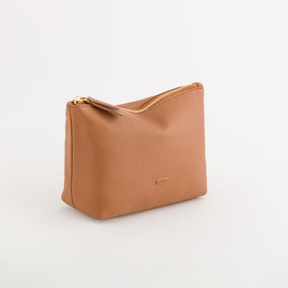 Women's Toiletry Bag - Delta Leather