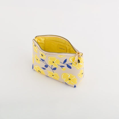 Kosmetiktasche für Damen - Acqua Wallet v2 Zitronengelb Multi